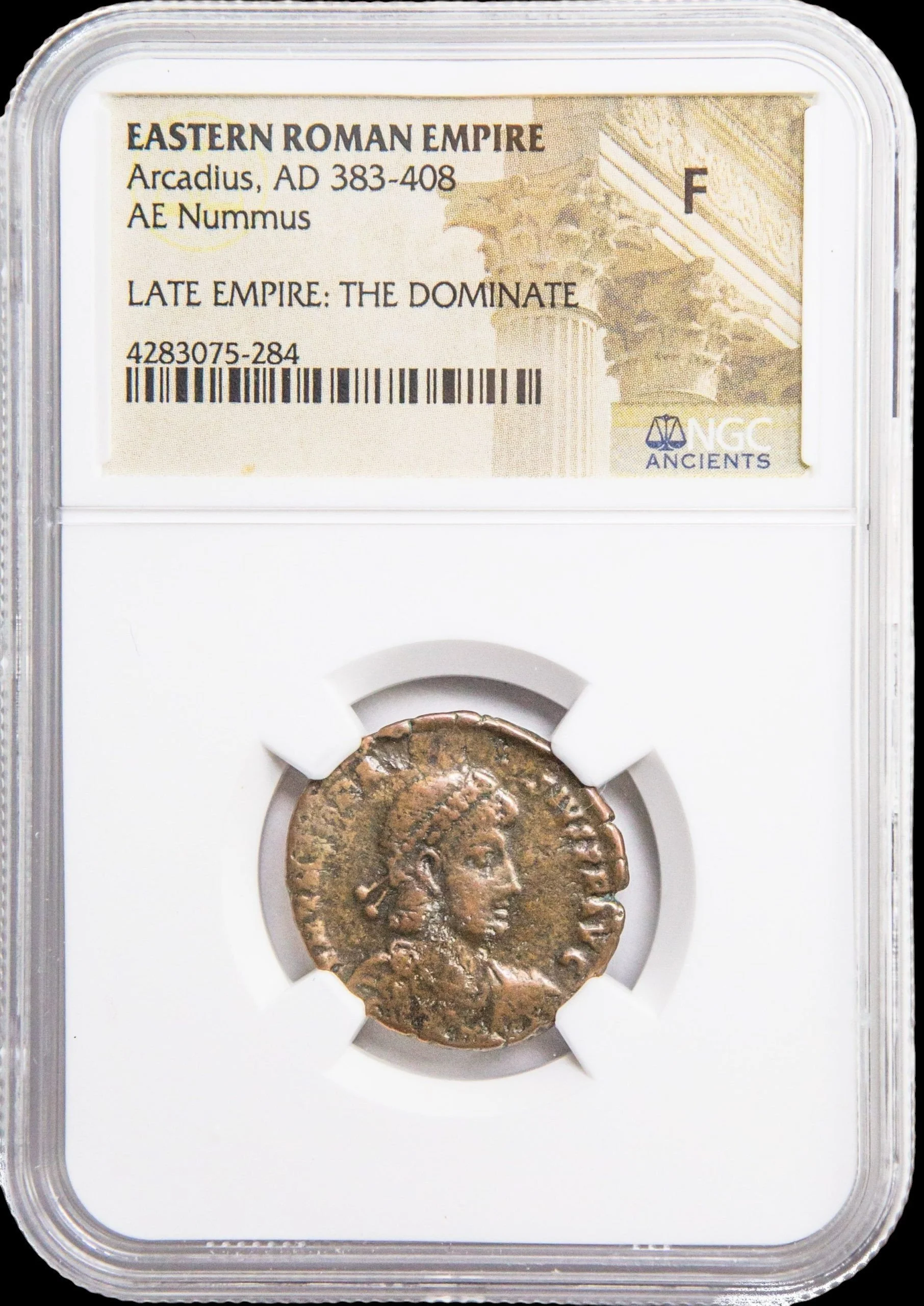 Roman Empire — Maxentius (AD 306–312) AE Bronze, NGC